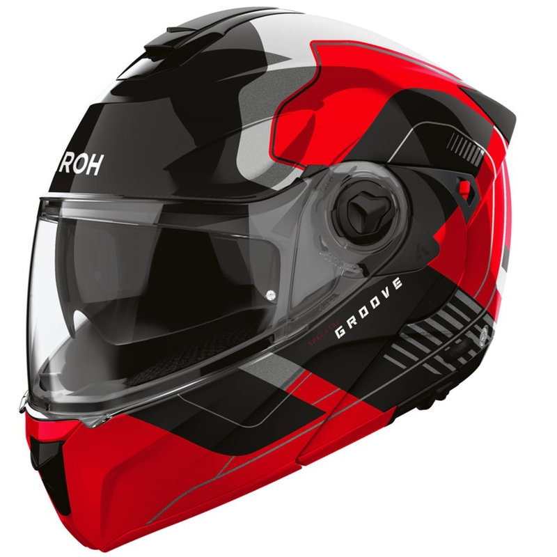 Odklápacia prilba Airoh Specktre Groove lesklá červená