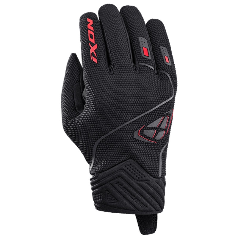 Rukavice na motorku IXON Hurricane 2 čierno-červené