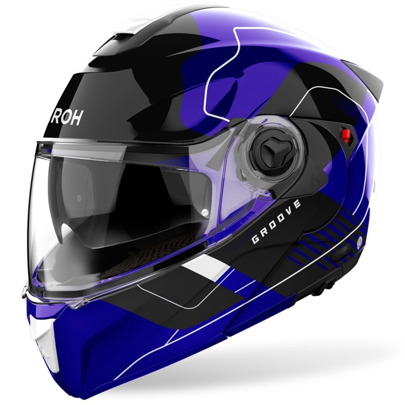 Odklápacia prilba Airoh Specktre Groove lesklá modrá