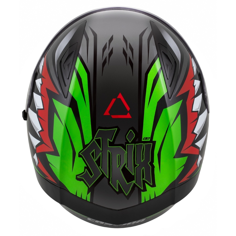 Integrálna prilba Cassida Orbit Strix červeno-zeleno-šedo-bielo-čierna