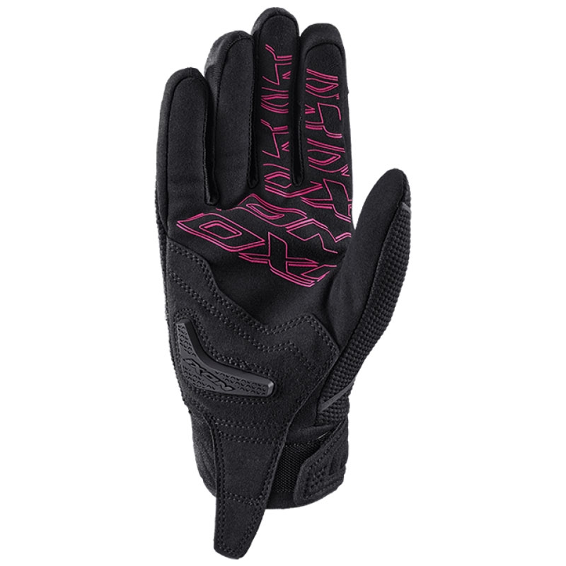 Dámske rukavice na motorku IXON Hurricane 2 čierno-ružové