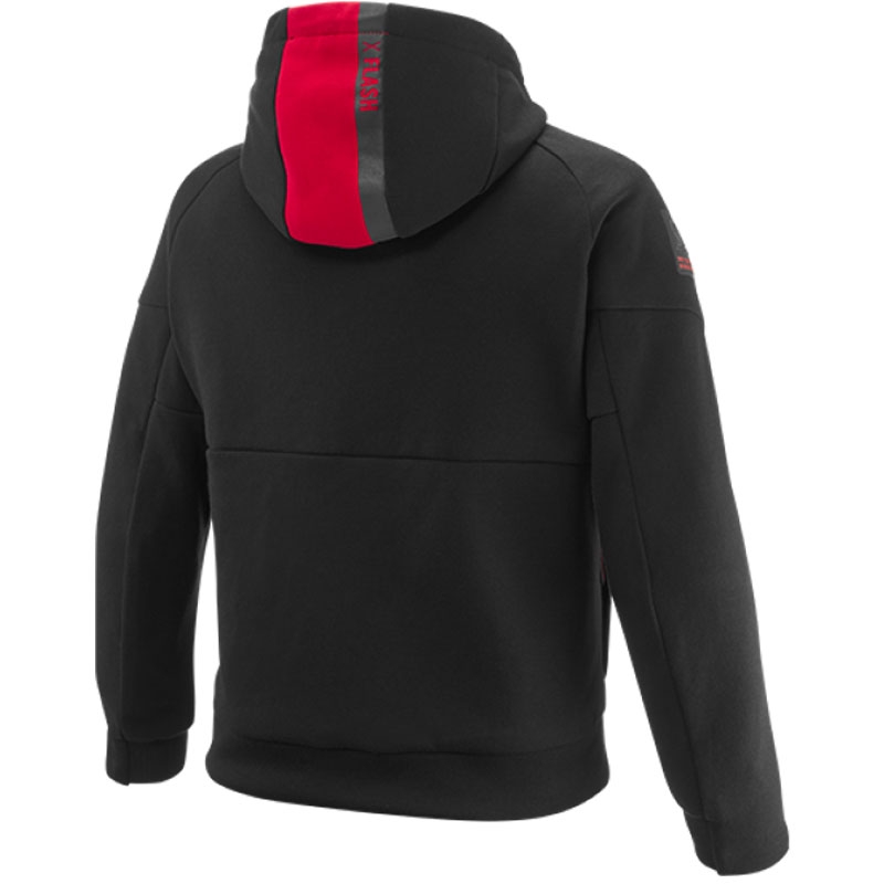 Detská mikina na motorku IXON Touchdown čierno-červená