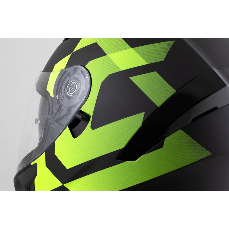 Integrálna prilba Cassida Orbit Grind matná čierno-fluorescenčno žltá