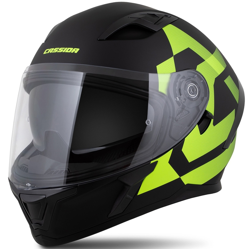 Integrálna prilba Cassida Orbit Grind matná čierno-fluorescenčno žltá