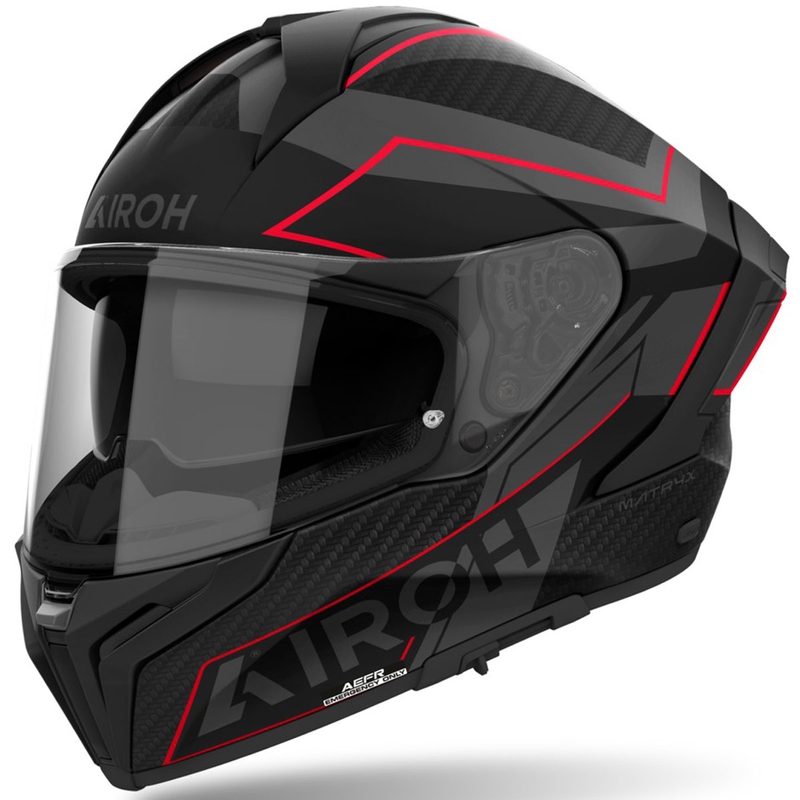 Integrálna prilba na motocykel Airoh MATRYX Sentinel matná červená