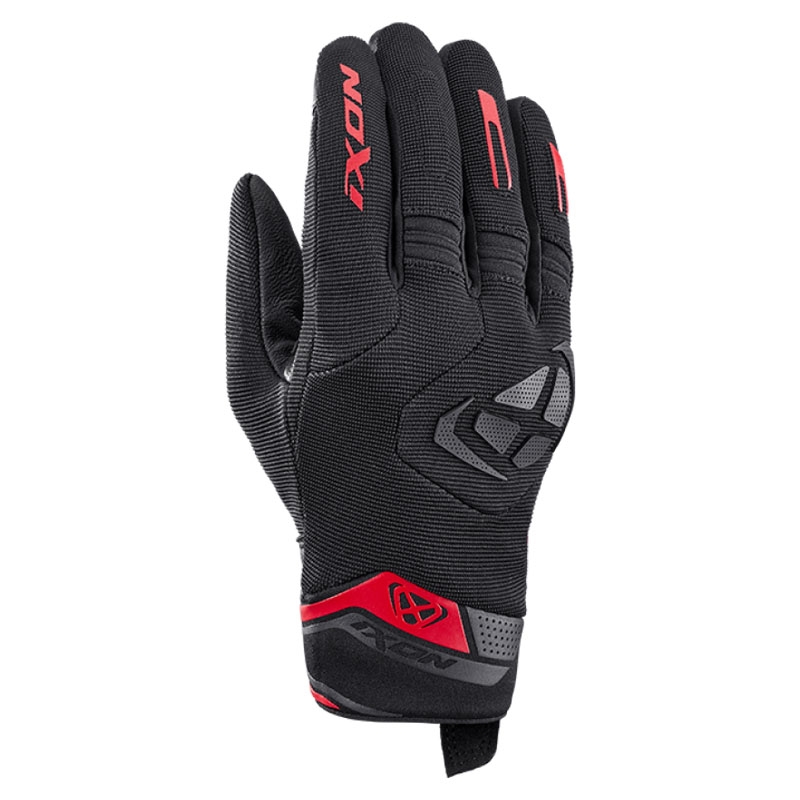 Rukavice na motorku IXON Mig 2 čierno-červené