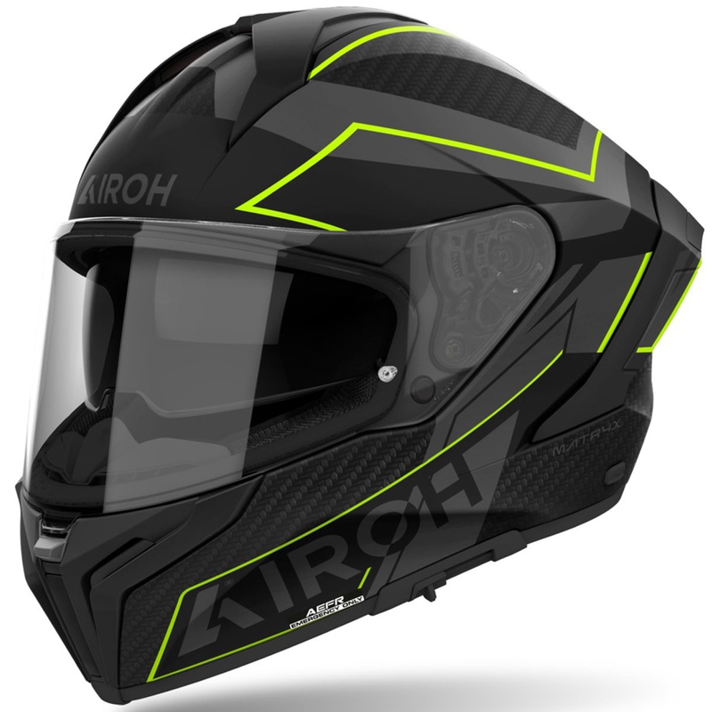 Integrálna helma na motorku Airoh MATRYX Sentinel matná žltá