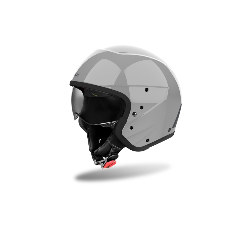 Modulárna prilba na motocykel Airoh J110 Color lesklá cementovo sivá