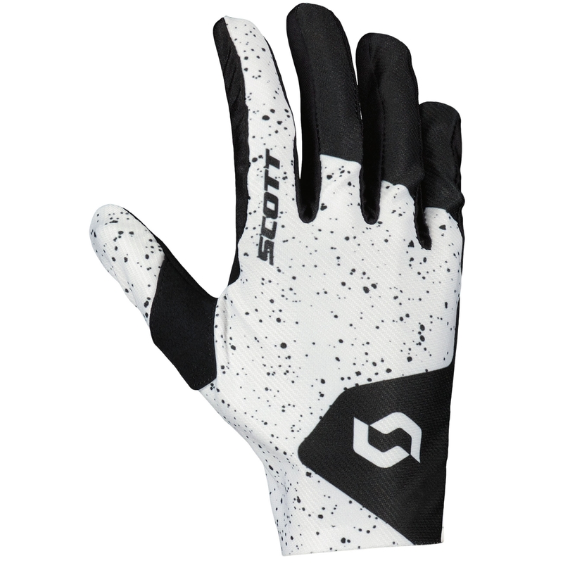 Motokrosové rukavice SCOTT COMPETE Caviar čierno-biele