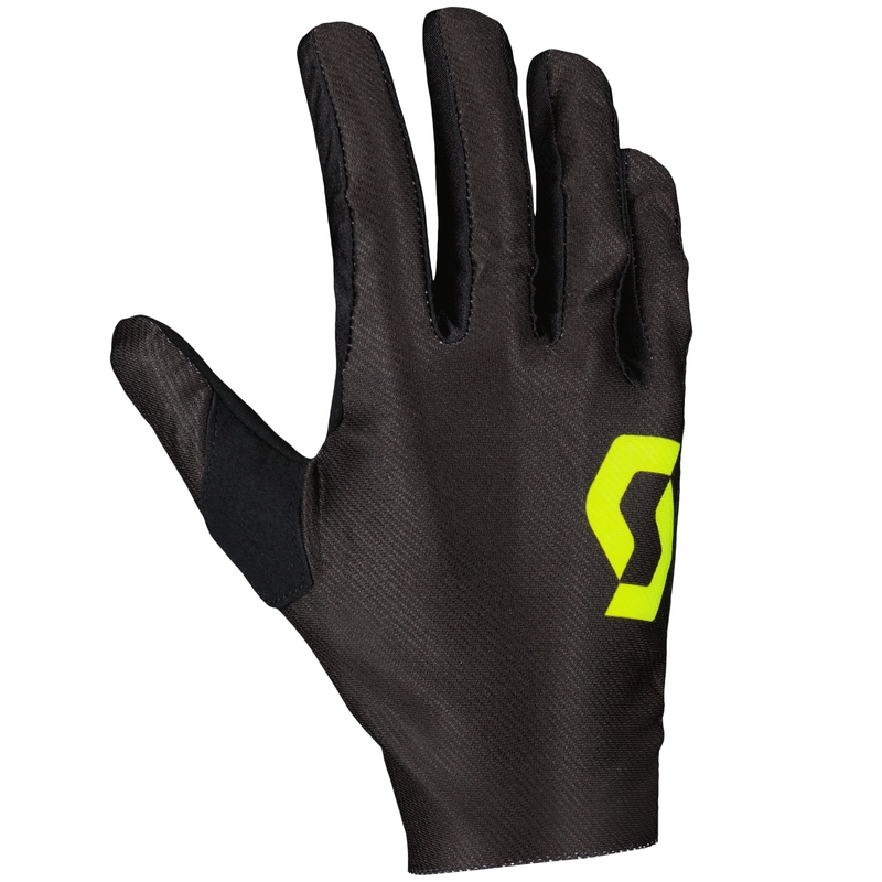 Motokrosové rukavice SCOTT COMPETE Caviar čierno-fluorescenčno žlté