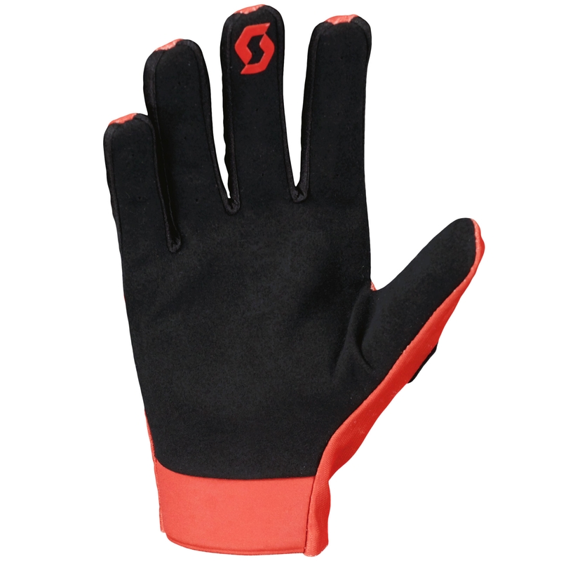 Motokrosové rukavice SCOTT COMPETE Fiery červené