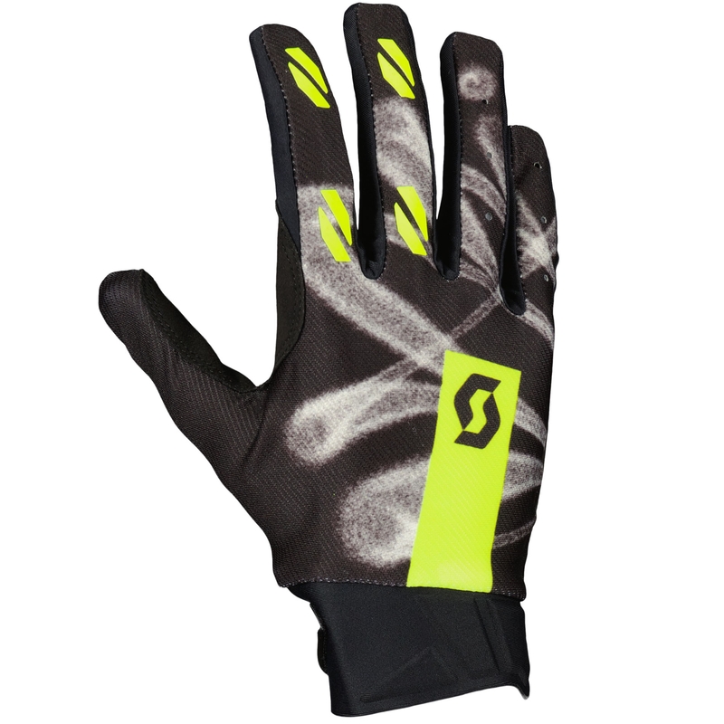 Motokrosové rukavice SCOTT EVO DIRT čierno-fluorescenčno žlté