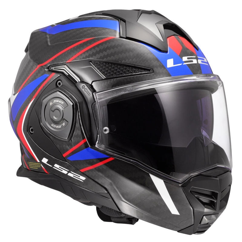 Preklápacia helma na motorku LS2 FF901 Advant XC Future II bielo-modrá