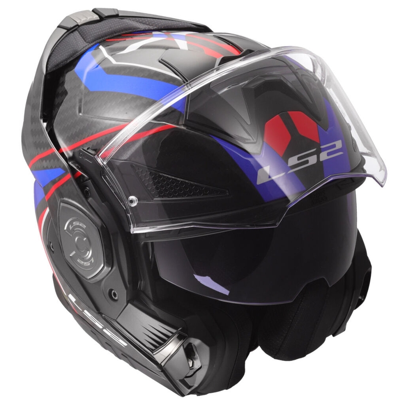 Preklápacia helma na motorku LS2 FF901 Advant XC Future II bielo-modrá