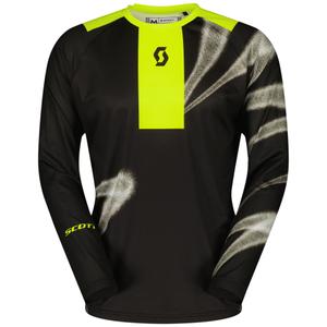 Motokrosový dres SCOTT EVO Dirt čierno-fluo žltý