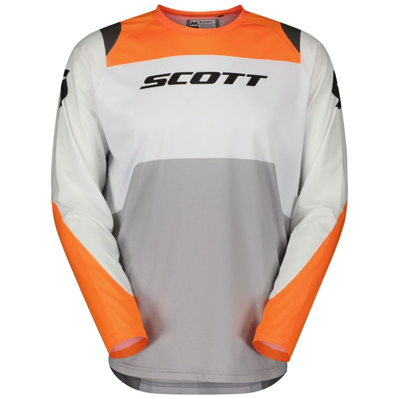 Motokrosový dres SCOTT EVO Race bielo-oranžový