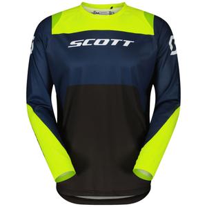 Motokrosový dres SCOTT EVO Race fialovo-fluo žltý