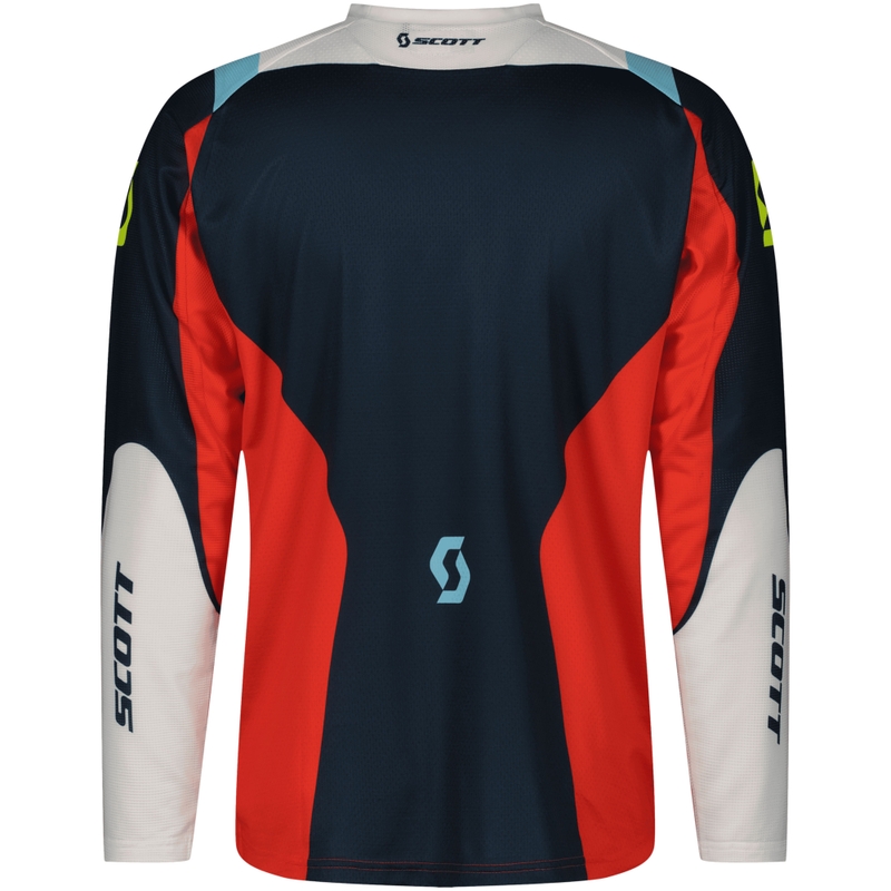 Motokrosový dres SCOTT EVO Race modro-červený