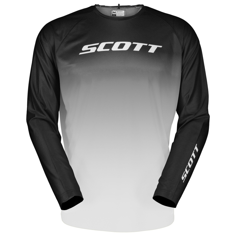 Motokrosový dres SCOTT EVO Swap čierno-biely výpredaj