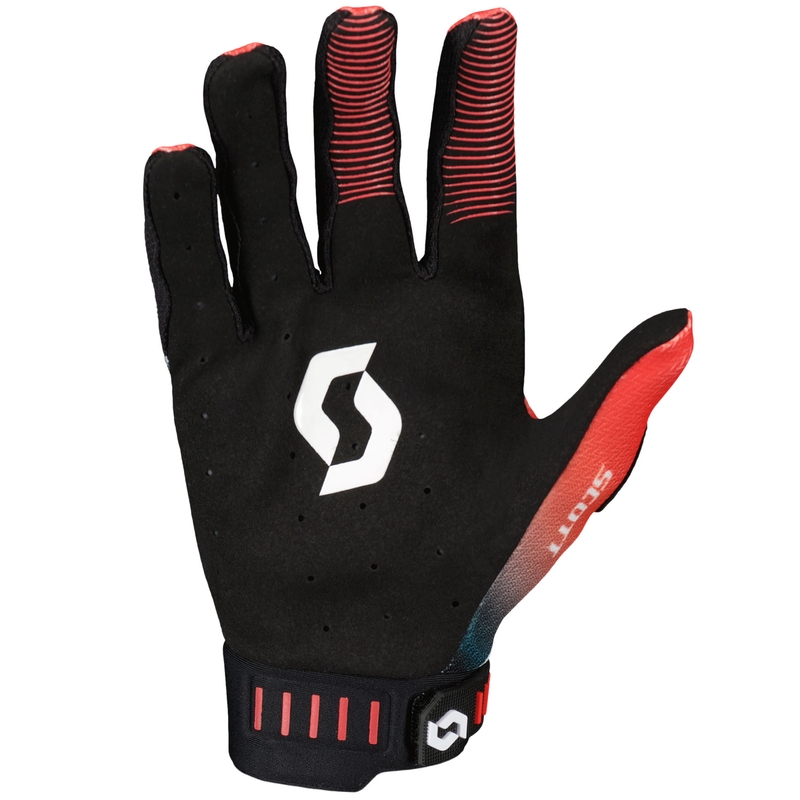 Motokrosové rukavice SCOTT Podium PRO červeno-čierne