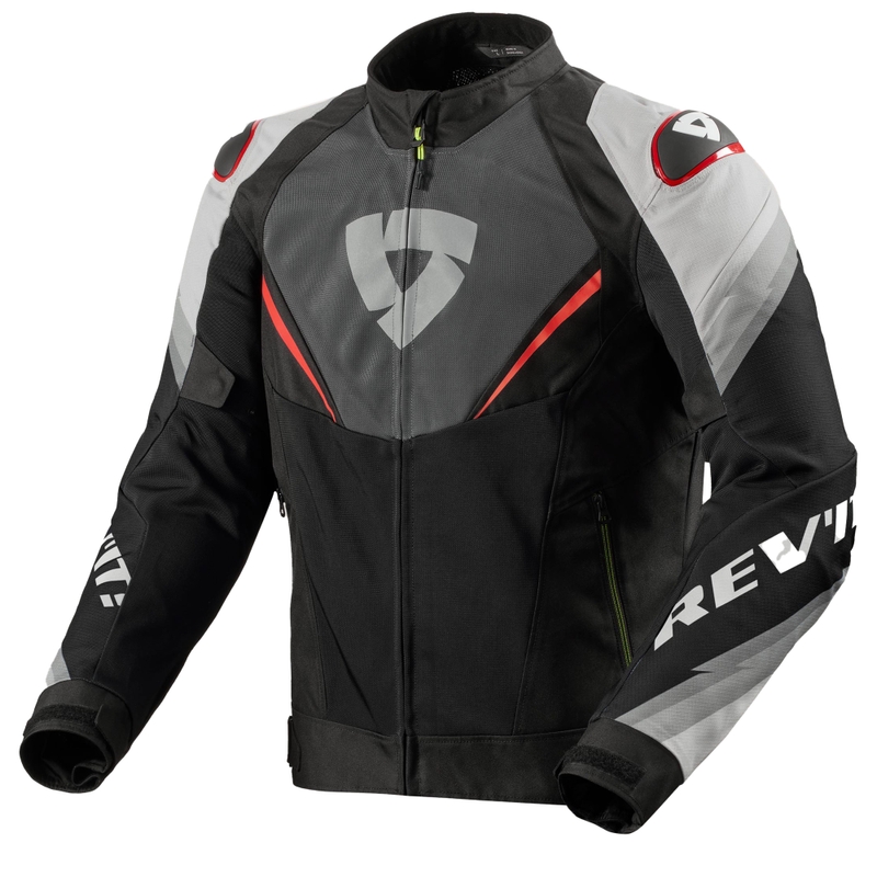 Bunda na motorku Revit Quantum 3 Air šedo-červená