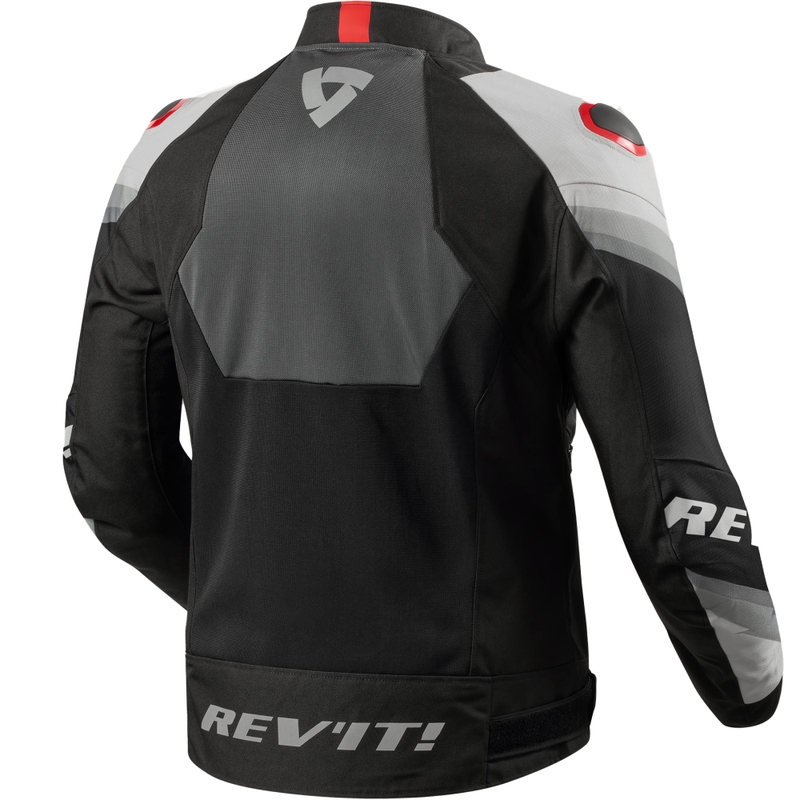Bunda na motorku Revit Quantum 3 Air šedo-červená