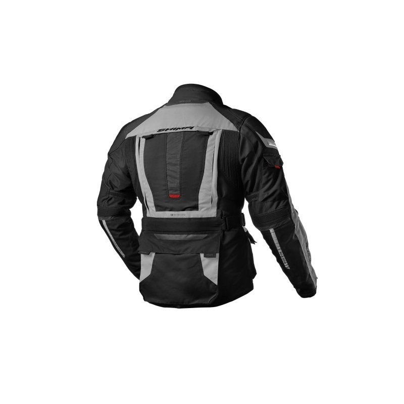Bunda na motocykel Shima Horizon šedo-čierna výpredaj