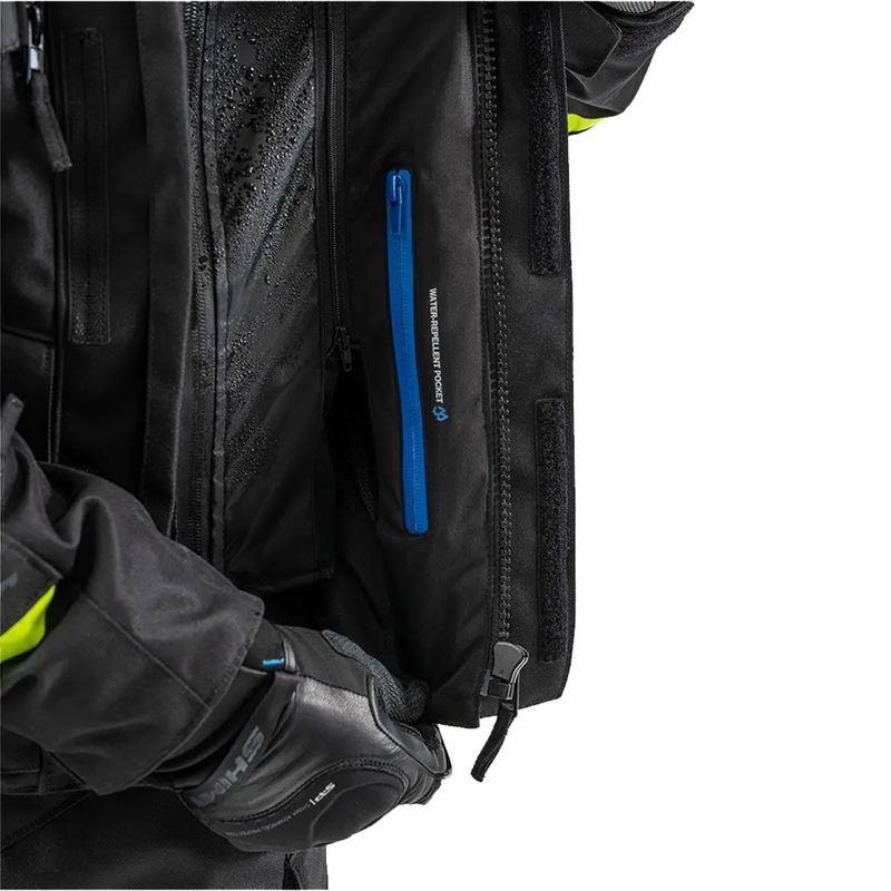 Bunda na motorku Shima Runner čierno-fluo žltá