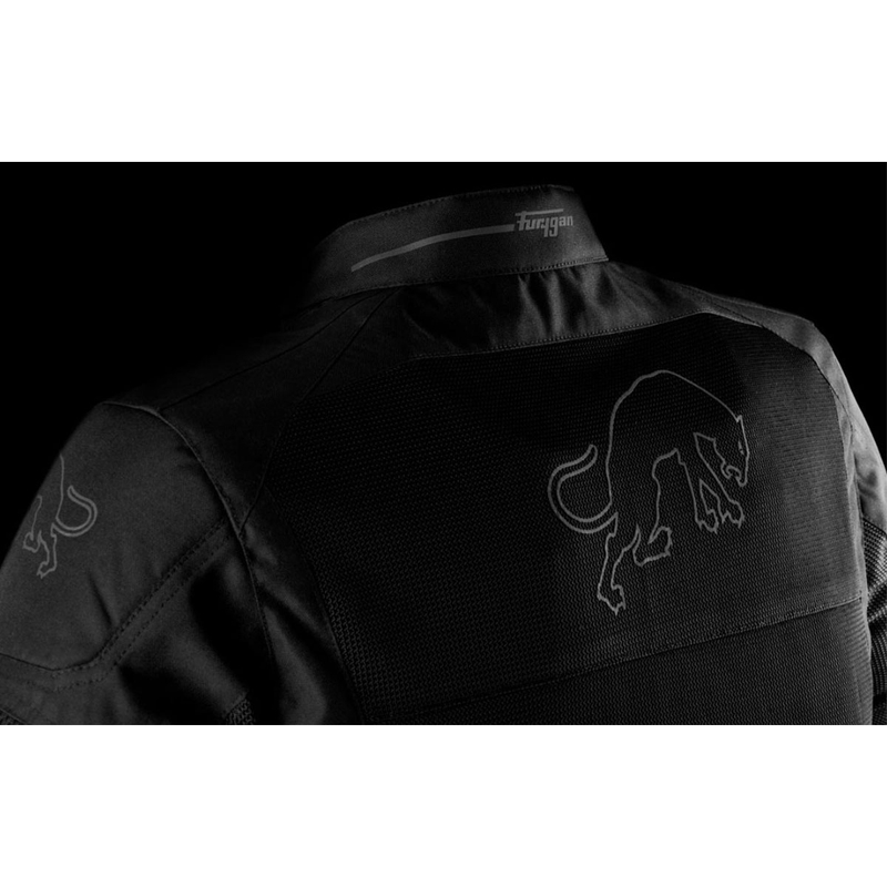 Bunda na motocykel Furygan Aquilon čierno-sivá