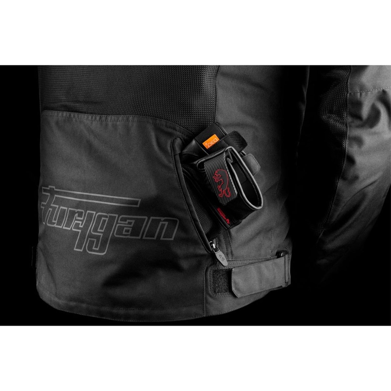 Bunda na motocykel Furygan Aquilon čierno-sivá