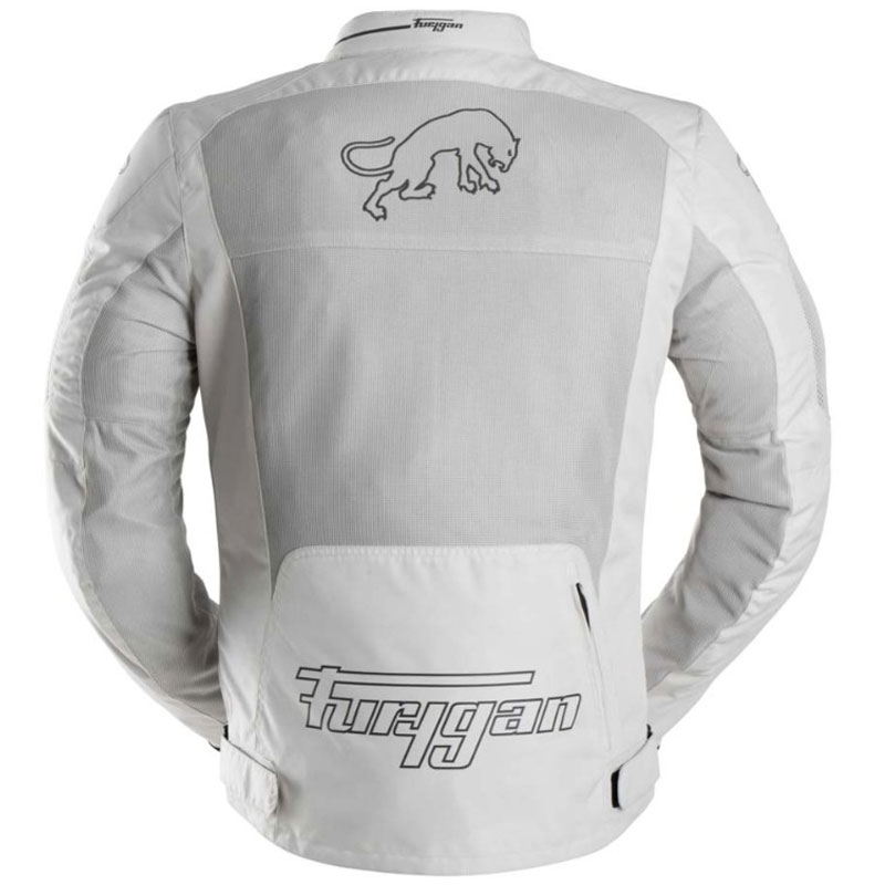 Bunda na motocykel Furygan Aquilon béžovo-sivá