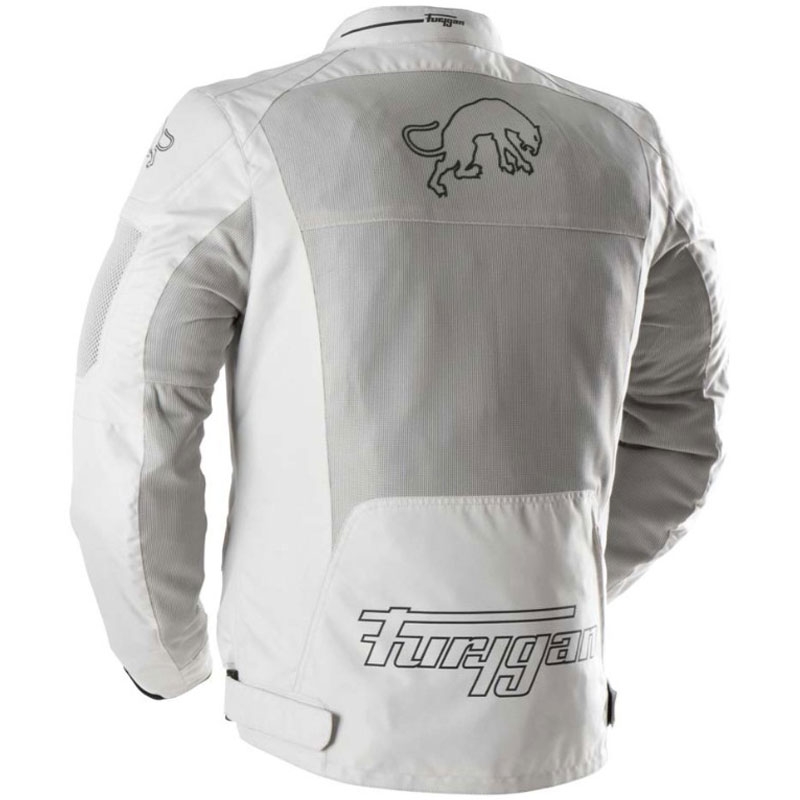 Bunda na motocykel Furygan Aquilon béžovo-sivá