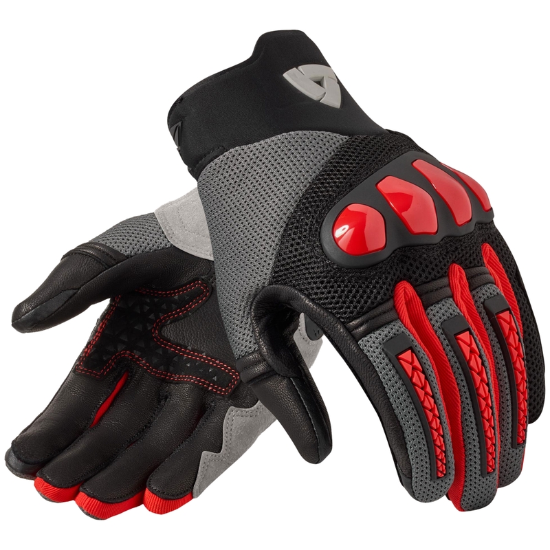 Rukavice na motorku Revit Speedart Air šedo-červené
