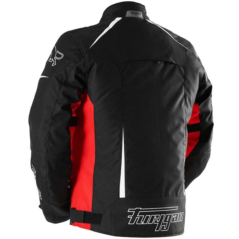 Bunda na motorku Furygan Yori čierno-červeno-biela