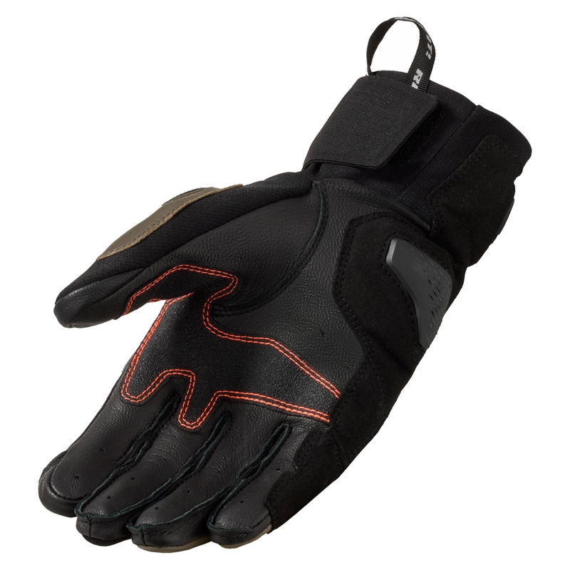 Rukavice na motorku Revit Combustion čierno-hnedé