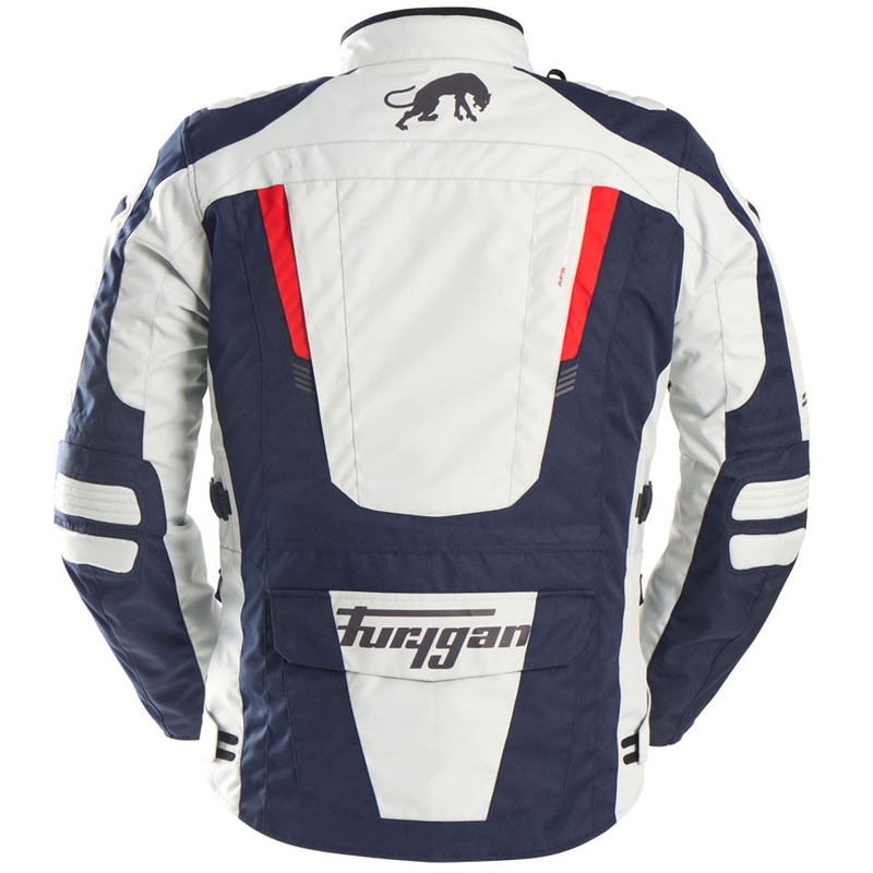 Bunda na motocykel Furygan Apalaches Evo modro-béžovo-červená