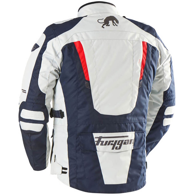 Bunda na motocykel Furygan Apalaches Evo modro-béžovo-červená
