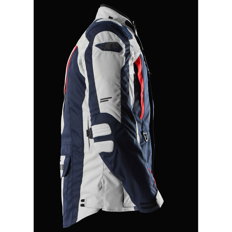 Bunda na motocykel Furygan Apalaches Evo modro-béžovo-červená