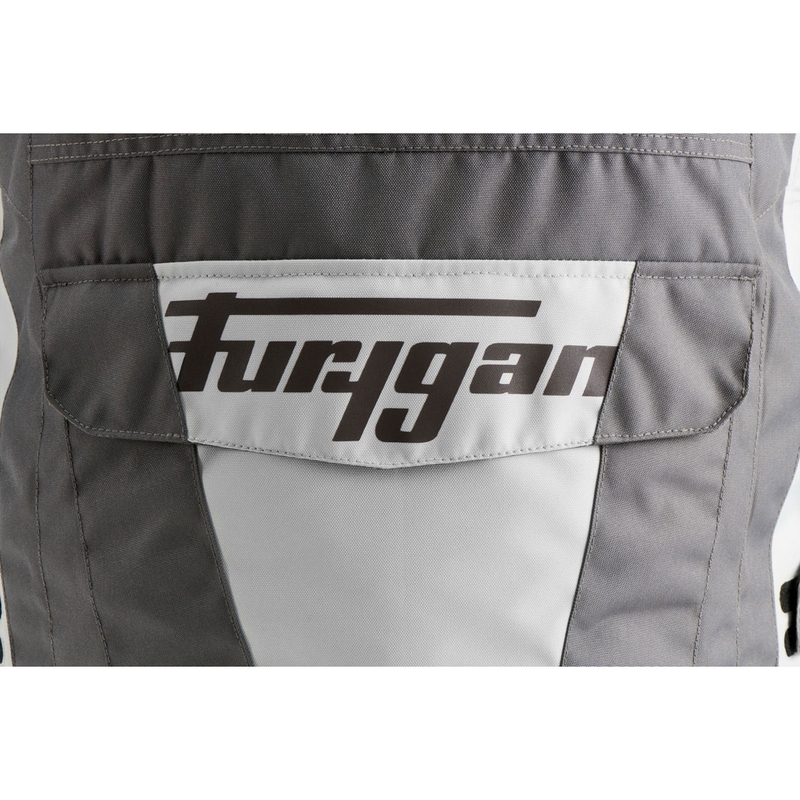 Bunda na motocykel Furygan Apalaches Evo sivo-béžovo-červená