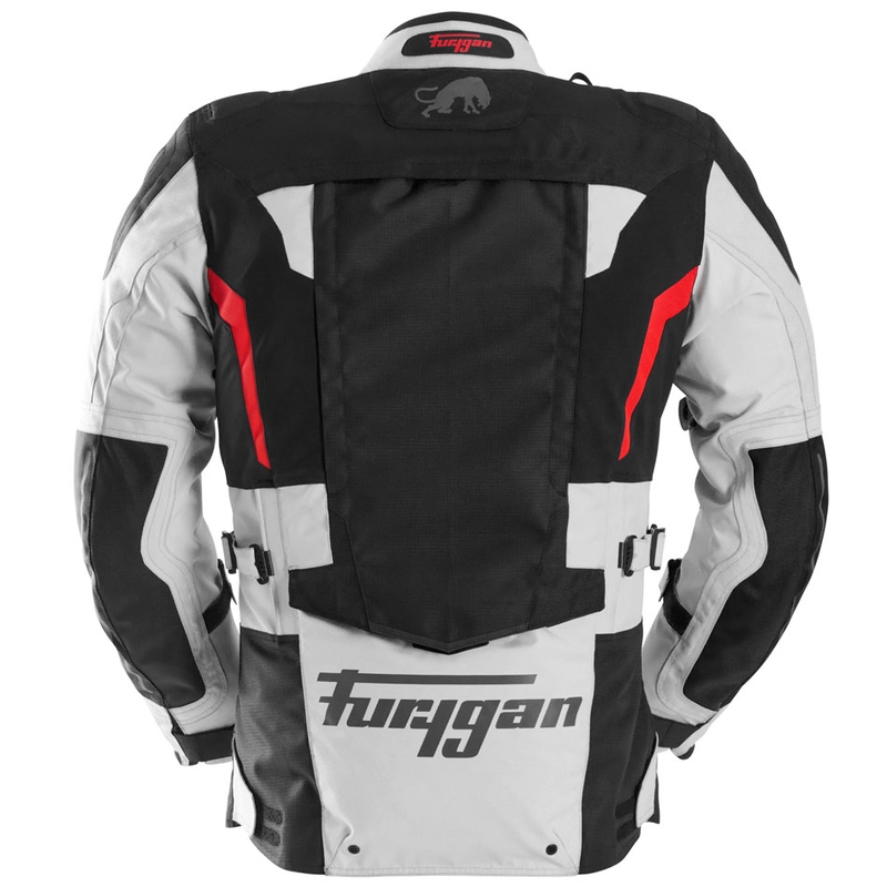 Bunda na motorku Furygan Montroc Kevlar® Primaloft® 3IN1+ čierno-béžovo-červená