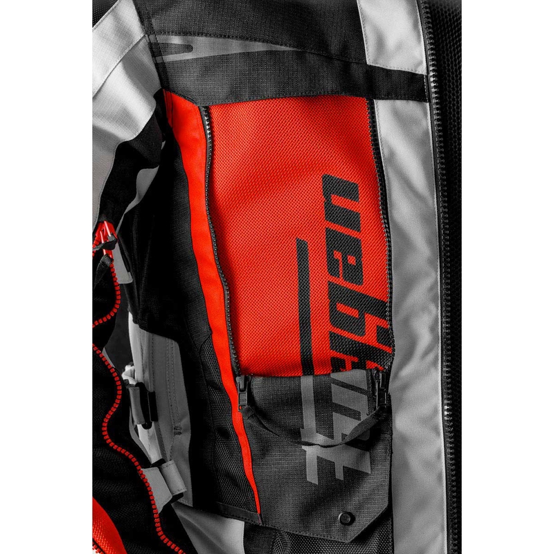 Bunda na motorku Furygan Montroc Kevlar® Primaloft® 3IN1+ čierno-béžovo-červená