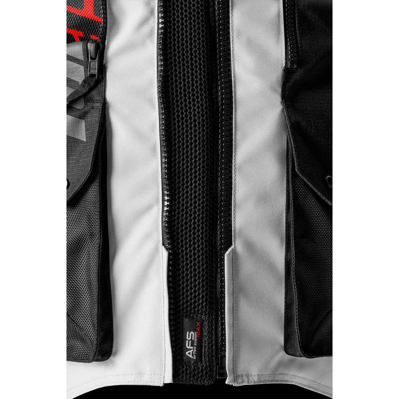 Bunda na motorku Furygan Montroc Kevlar® Primaloft® 3IN1+ čierno-béžovo-červená