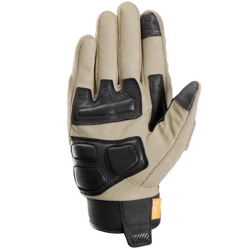 Rukavice na motorku Furygan Jet D3O Evo pieskovo-čierne