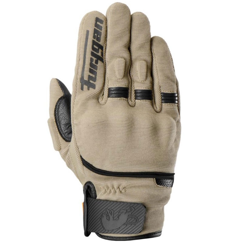 Rukavice na motorku Furygan Jet D3O Evo pieskovo-čierne