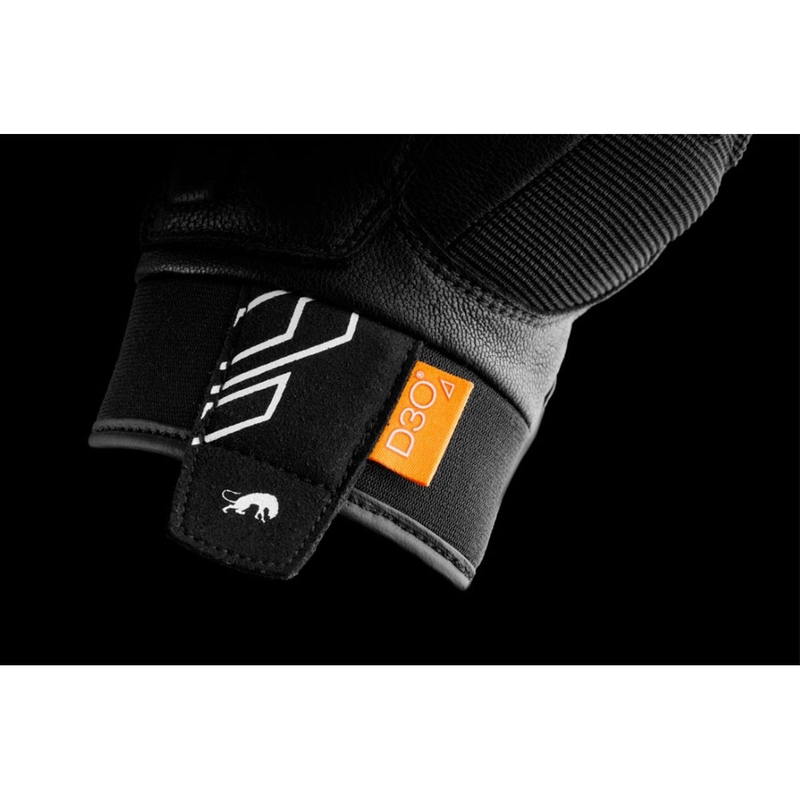 Rukavice na motorku Furygan Jet Neon D3O čierno-biele