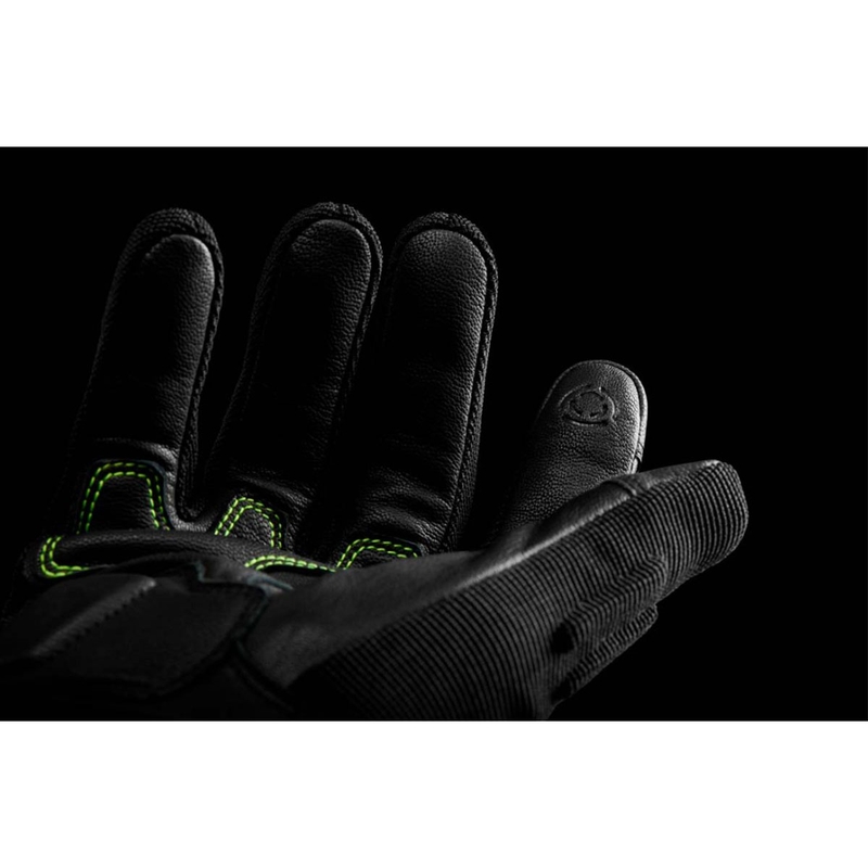 Rukavice na motorku Furygan Jet Neon D3O čierno-bielo-fluo žlté