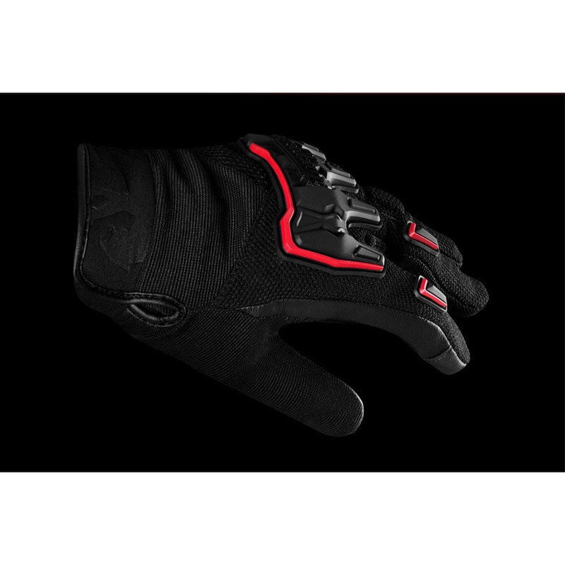 Rukavice na motorku Furygan Shade čierno-červené