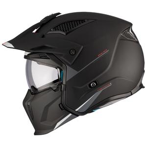 Otvorená prilba na motocykel MT Streetfighter SV S Solid A1 čierna matná
