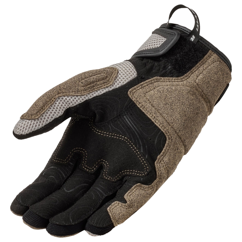 Rukavice na motorku Revit Cavern pieskovo-čierne