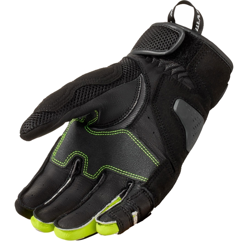 Rukavice na motorku Revit Blaze svetlo šedo-fluo žlté